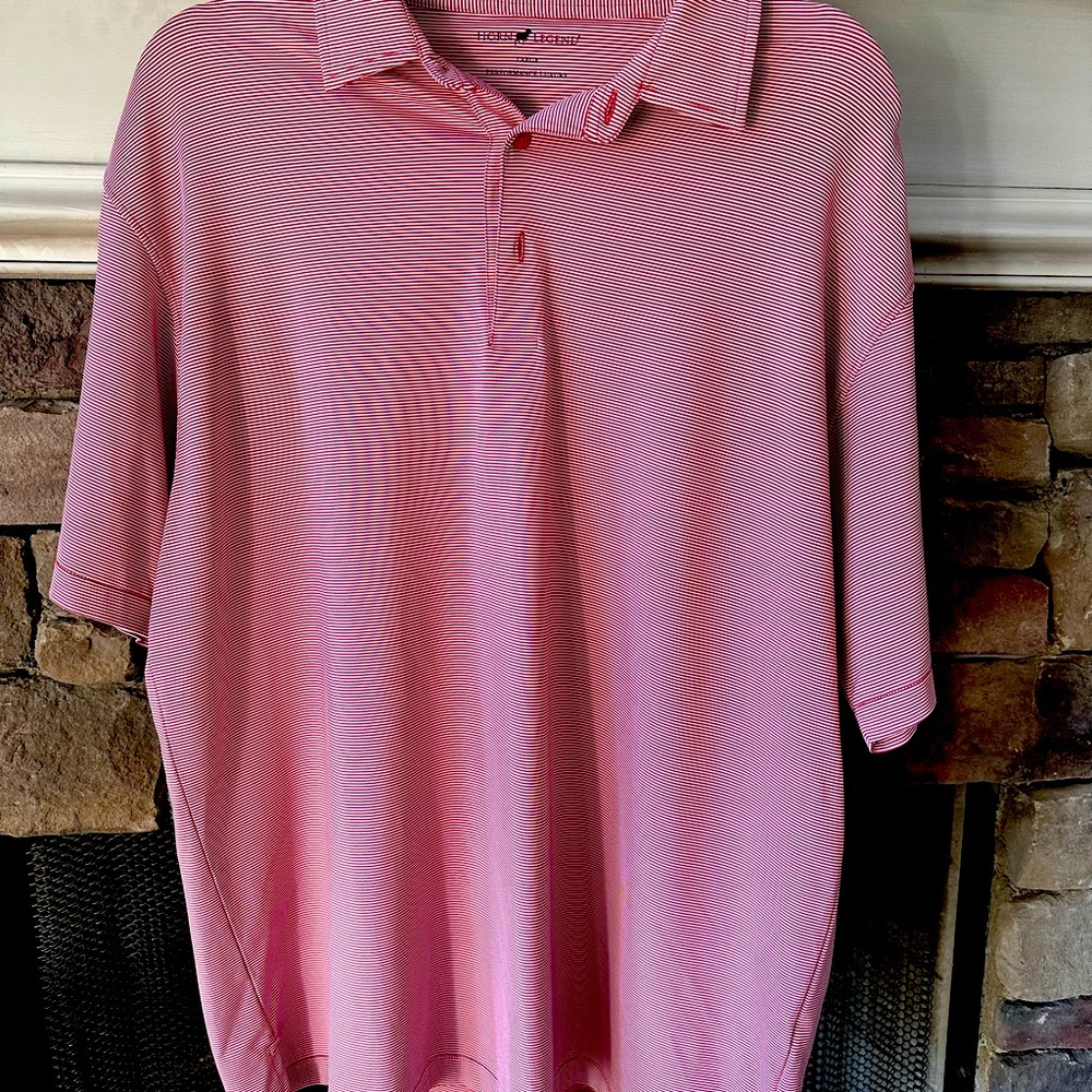 Horn Legend performance golf shirt.  Size L.  Worn 1 times